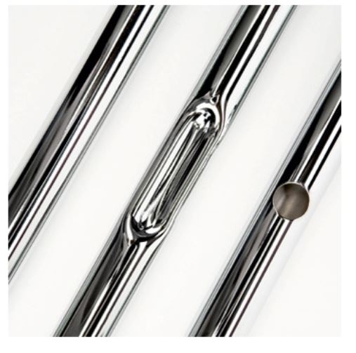 TRW Dragbar Stahllenker LONG MCL120CKK chrom 1Zoll mit Kabelkanal & ABE