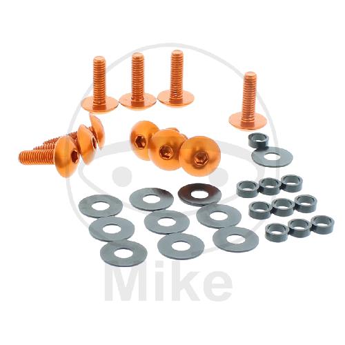 Pro Bolt Linsenschrauben-Satz M6 x 1.00mm 20mm orange