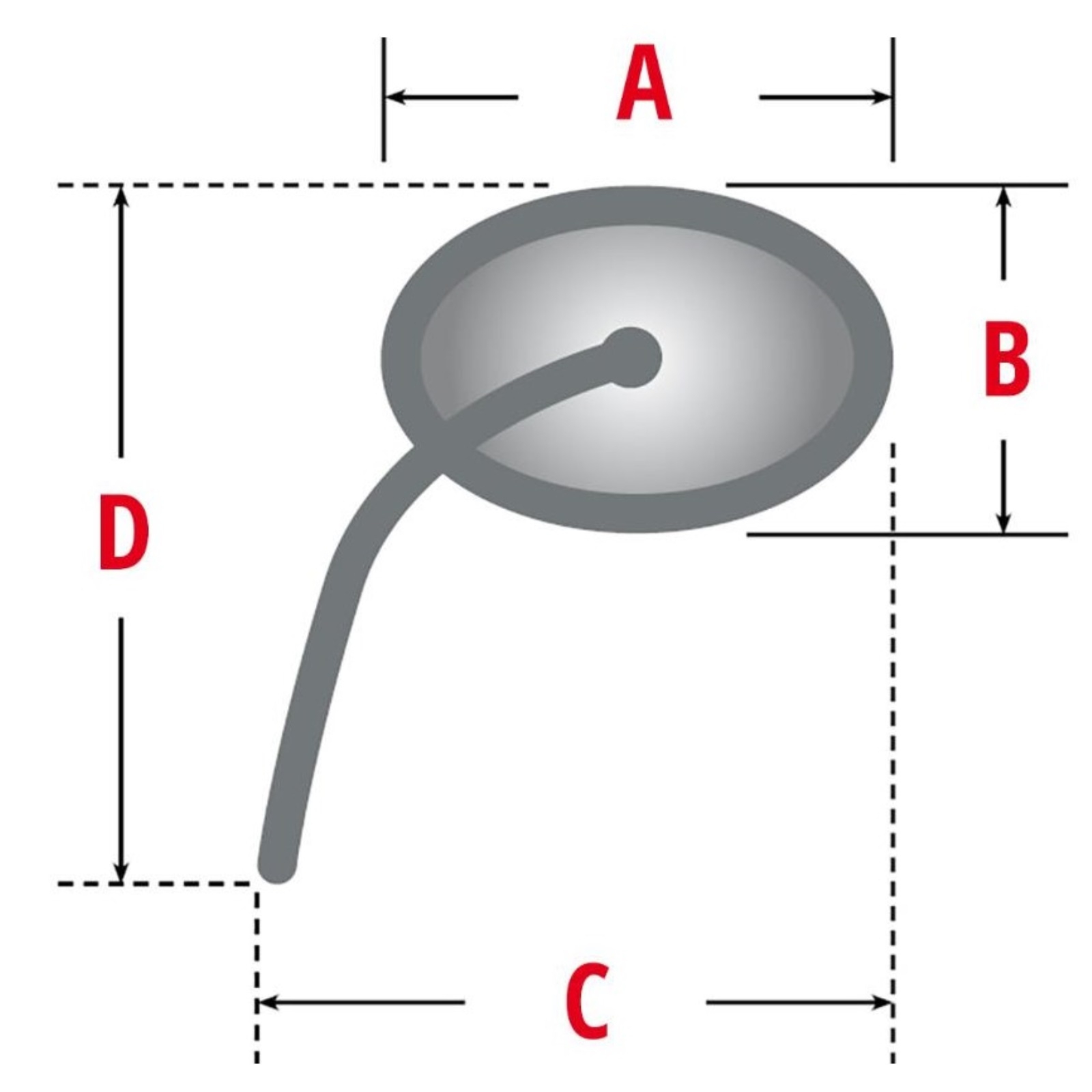 Spiegelpaar passt für viele Fahrzeuge aus Aluminium in schwarz mit M10 Gewinde Beidseitig montierbar