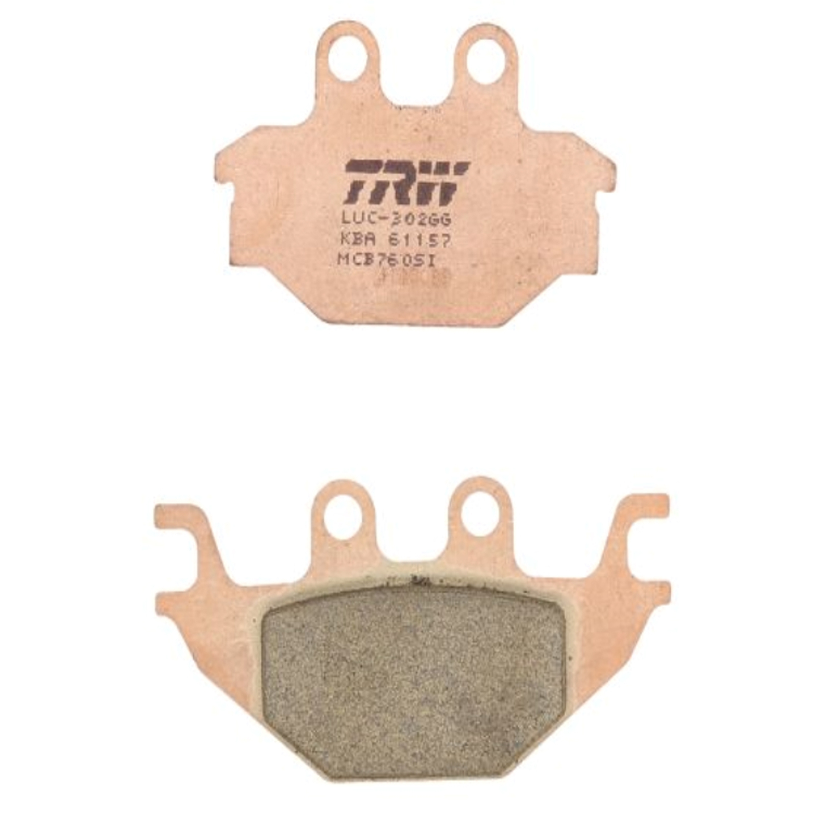 TRW MCB760SI Sintermetall Bremsbeläge für Kymco Maxxer MXU UXV Kawasaki KVF SYM Yamaha YZF-R MT