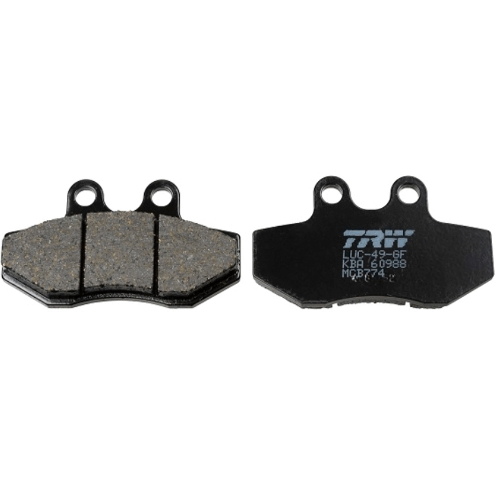 TRW MCB774 Bremsbeläge vorne für Yamaha XC125 X Cygnus NXC 4P9 5ML 2004-2016 MBK XC