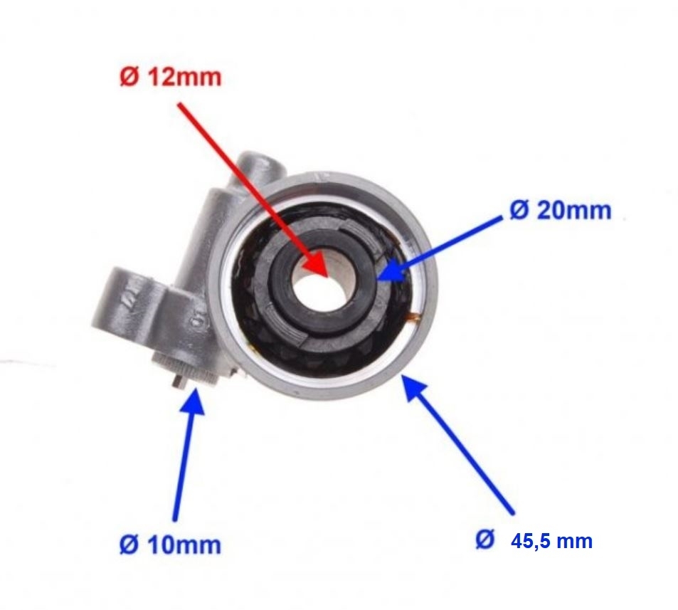 Tachoantrieb Tachoschnecke für SYM Mio 50ccm Roller 2012-2014