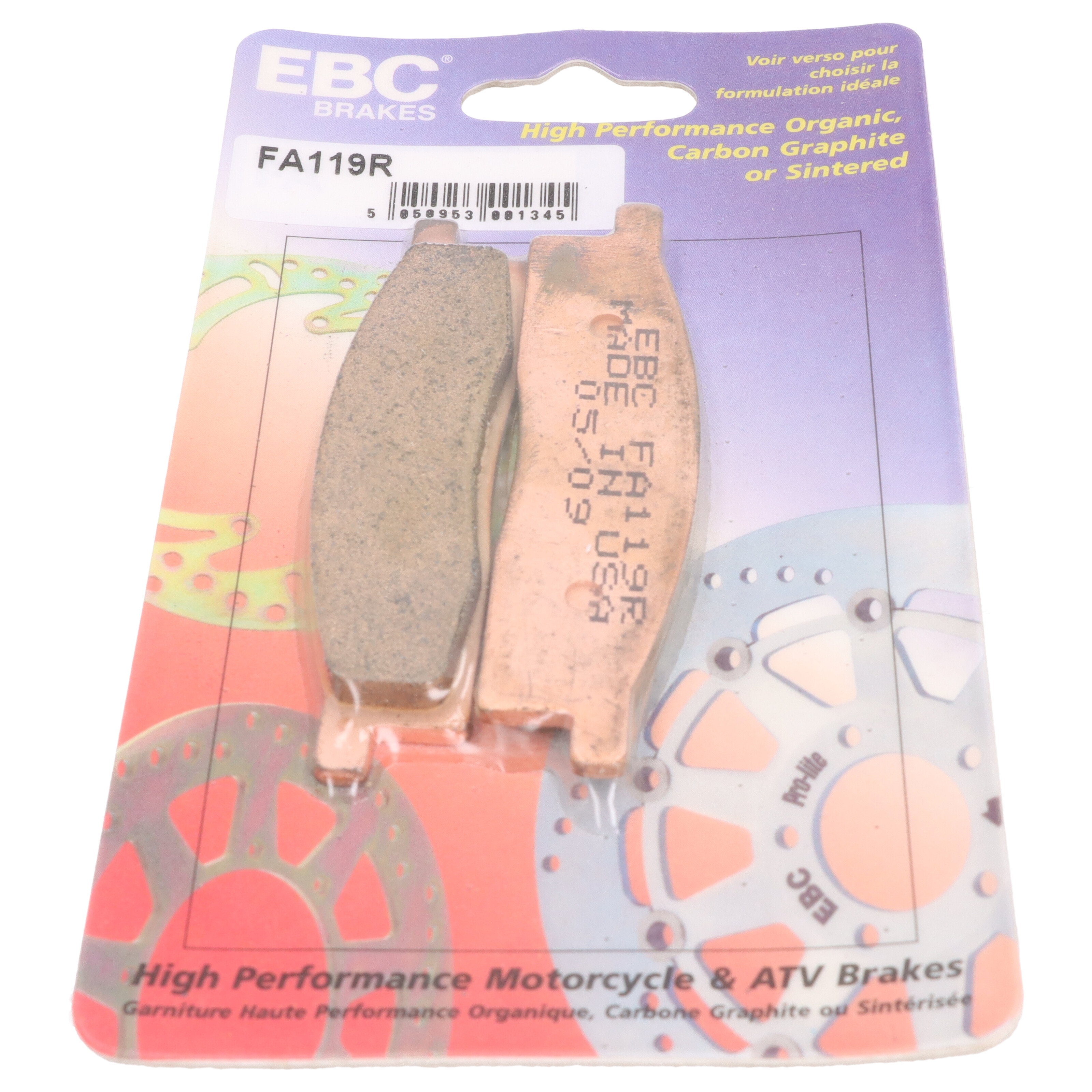 EBC Goldstuff Sintermetall Bremsbeläge FA119R