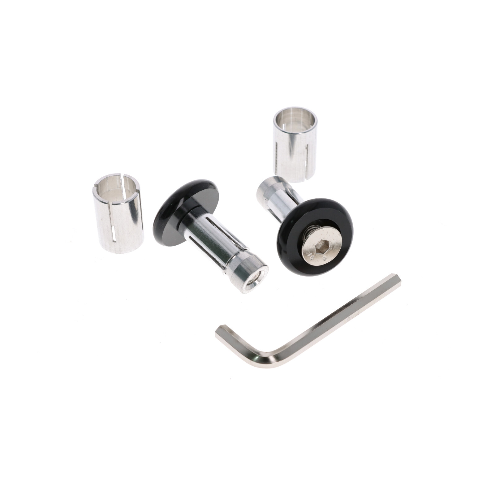 Motorrad Lenkerenden / Lenkergewichte 64g schwarz für Lenker 13-19 mm Durchmesser