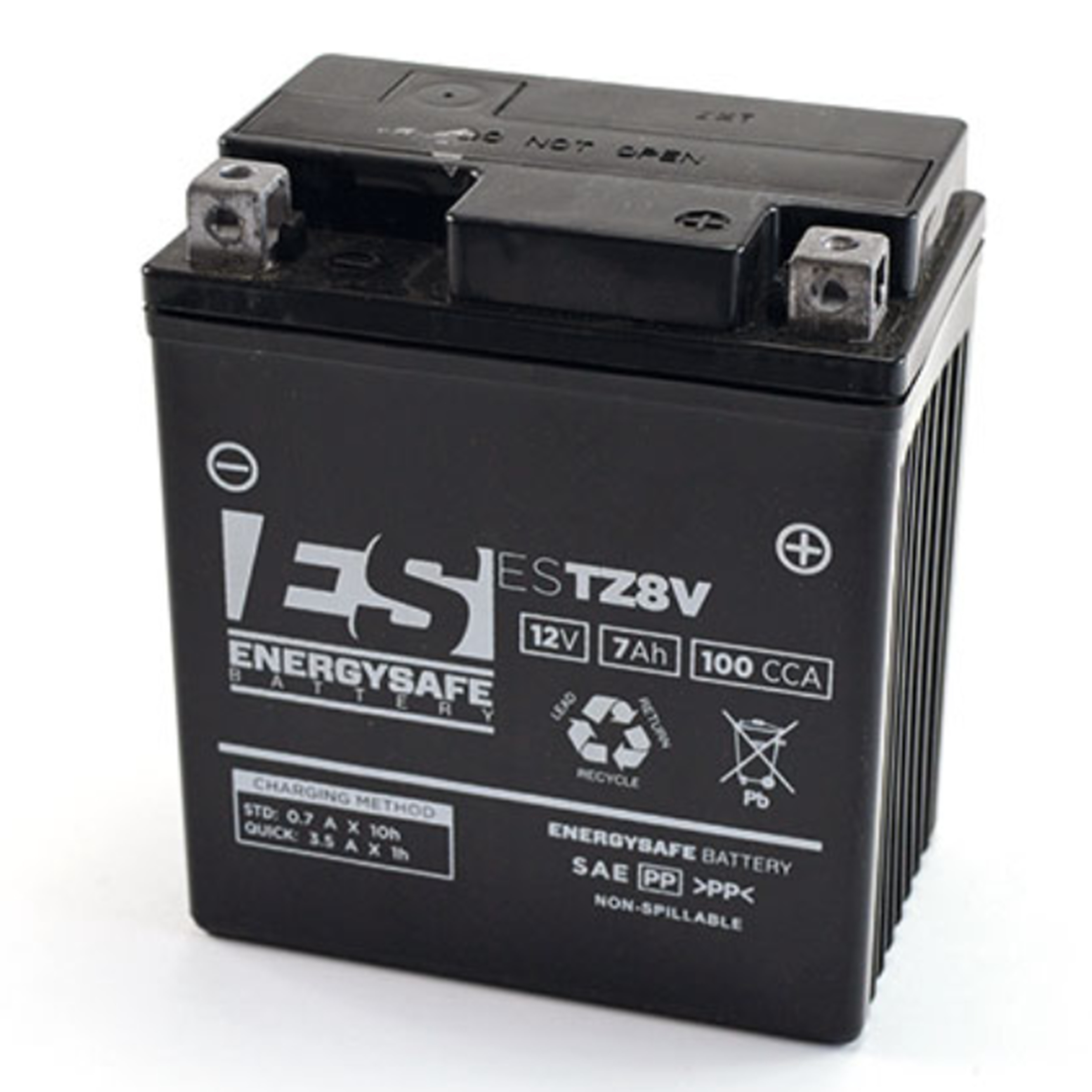 ES Enerysafe Gel Batterie ESTZ8V 12 V 7 Ah 100 A (CCA) 113 x 70 x 130 mm