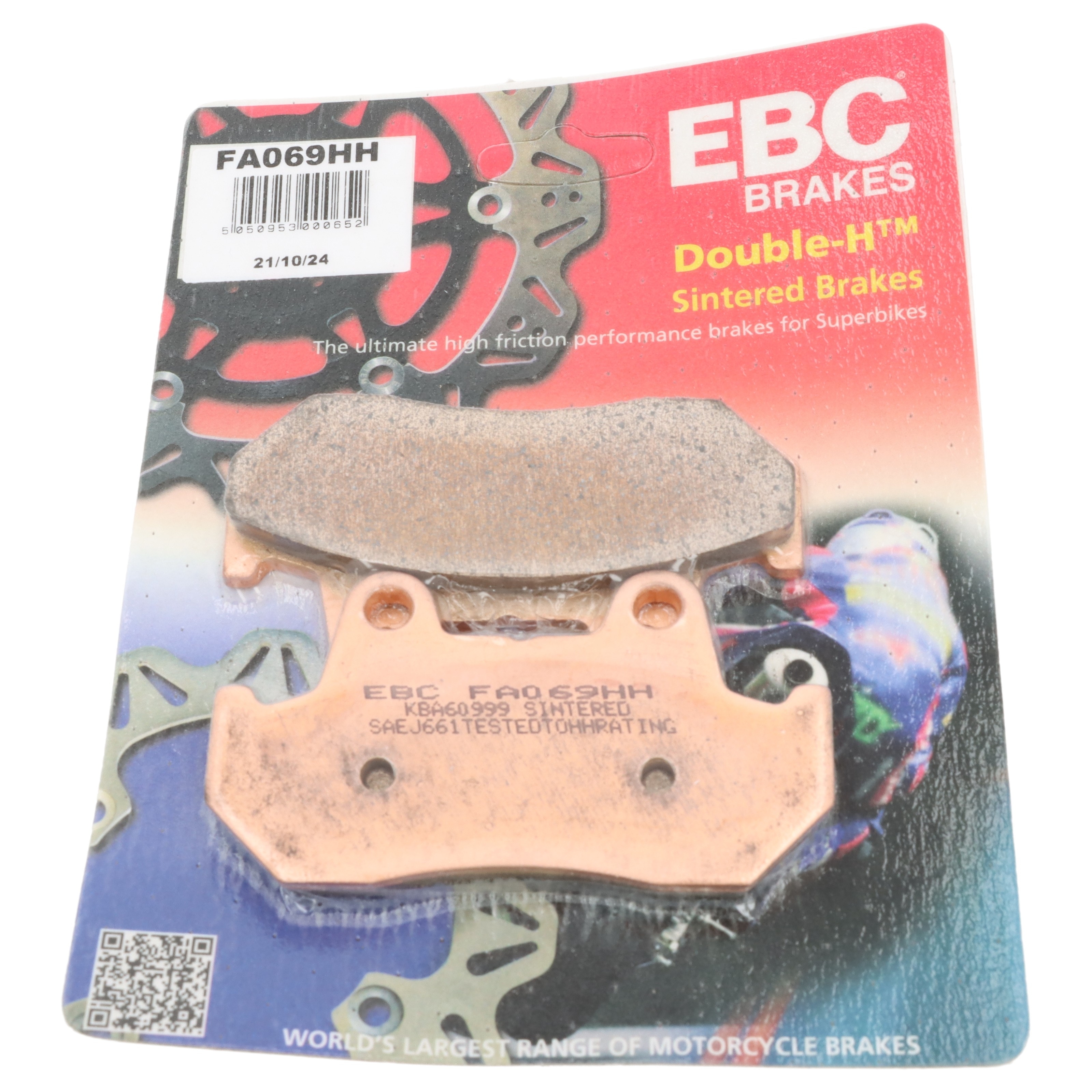 EBC FA069HH Bremsbeläge vorne für Honda XL600 CB125 400 750 900 1100 VF1000 FT GL VT XBR XL CBX