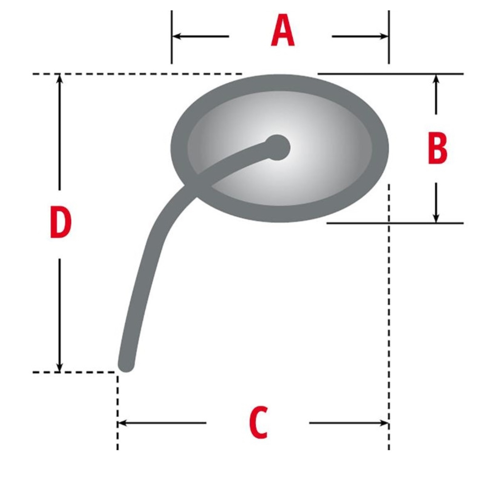 Spiegelpaar passt für viele Fahrzeuge aus Aluminium in schwarz mit M10 Gewinde Beidseitig montierbar