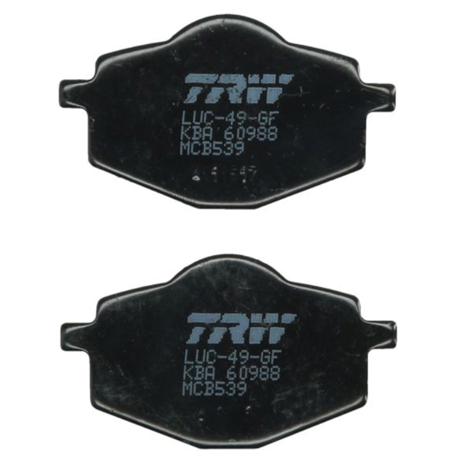 TRW MCB539 Bremsbeläge hinten für Gilera RC Yamaha DT RD TDR XC XT XTZ YZ TT YBR TZR