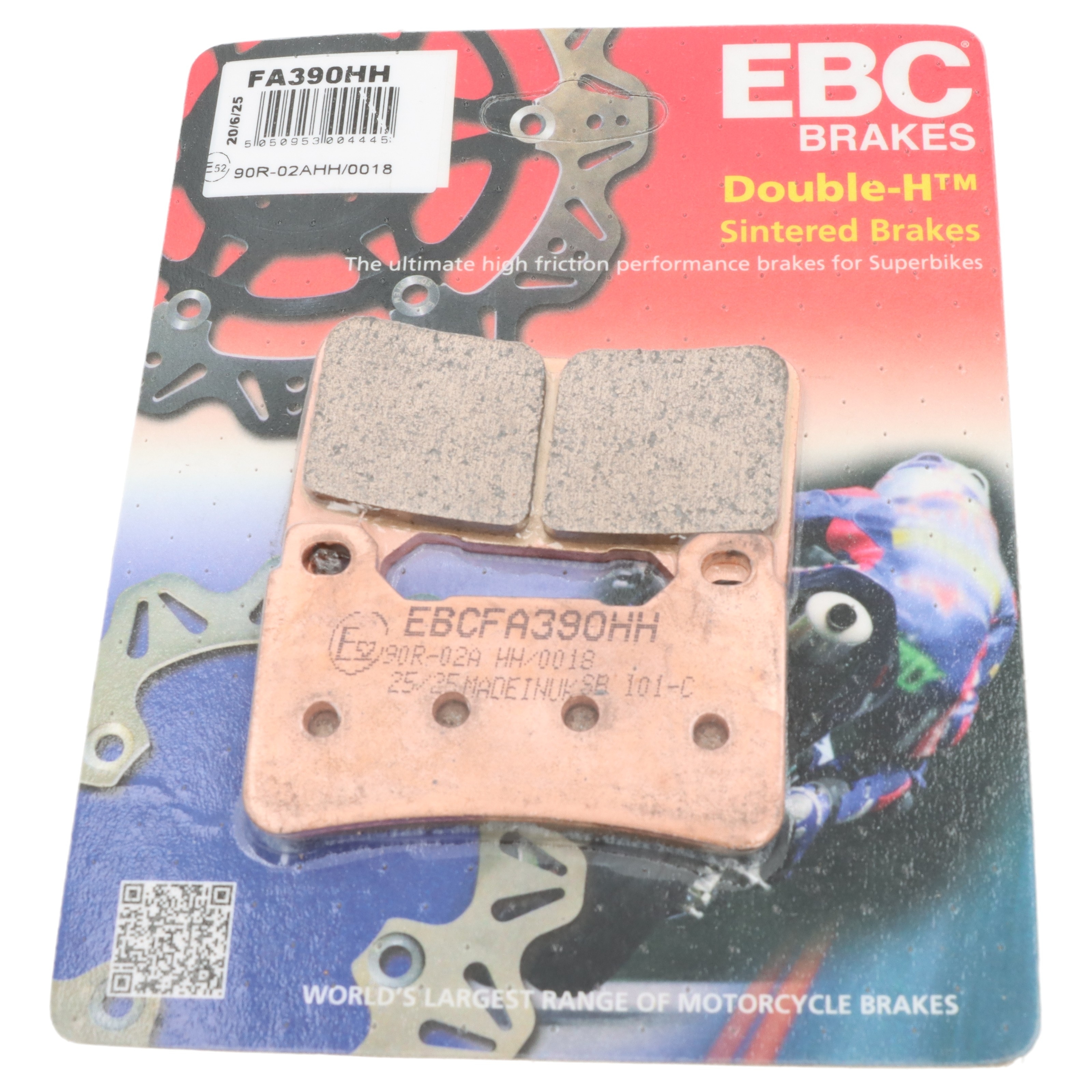 EBC Bremsbeläge FA390HH für Honda CBR VFR 600 800 1000 RR RRS RA RRA F X