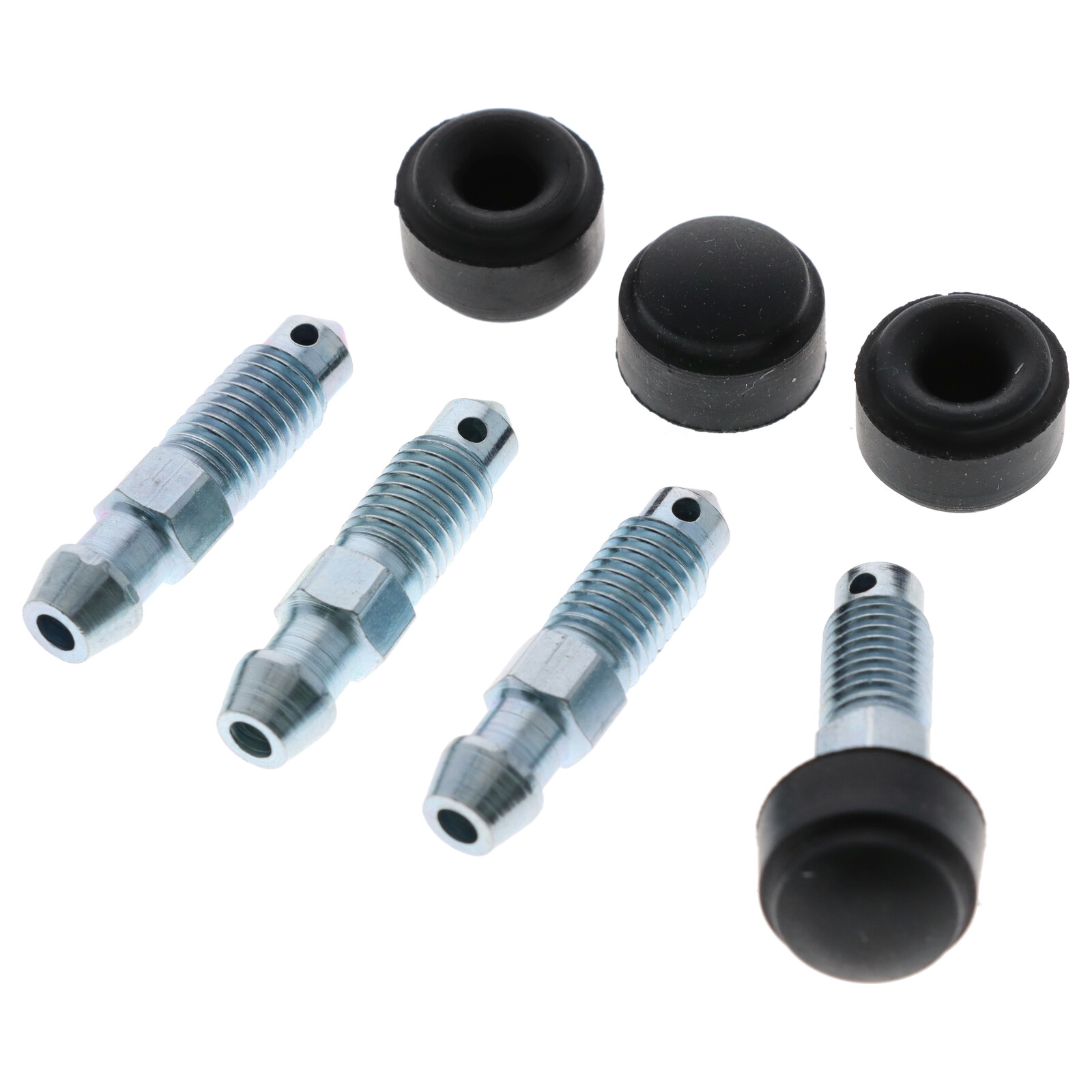 4x Quick Brake QB0086-4 Bremssattel Entlüfterschraube Entlüftungsventile M7x1x30.5 mm mit Kappen