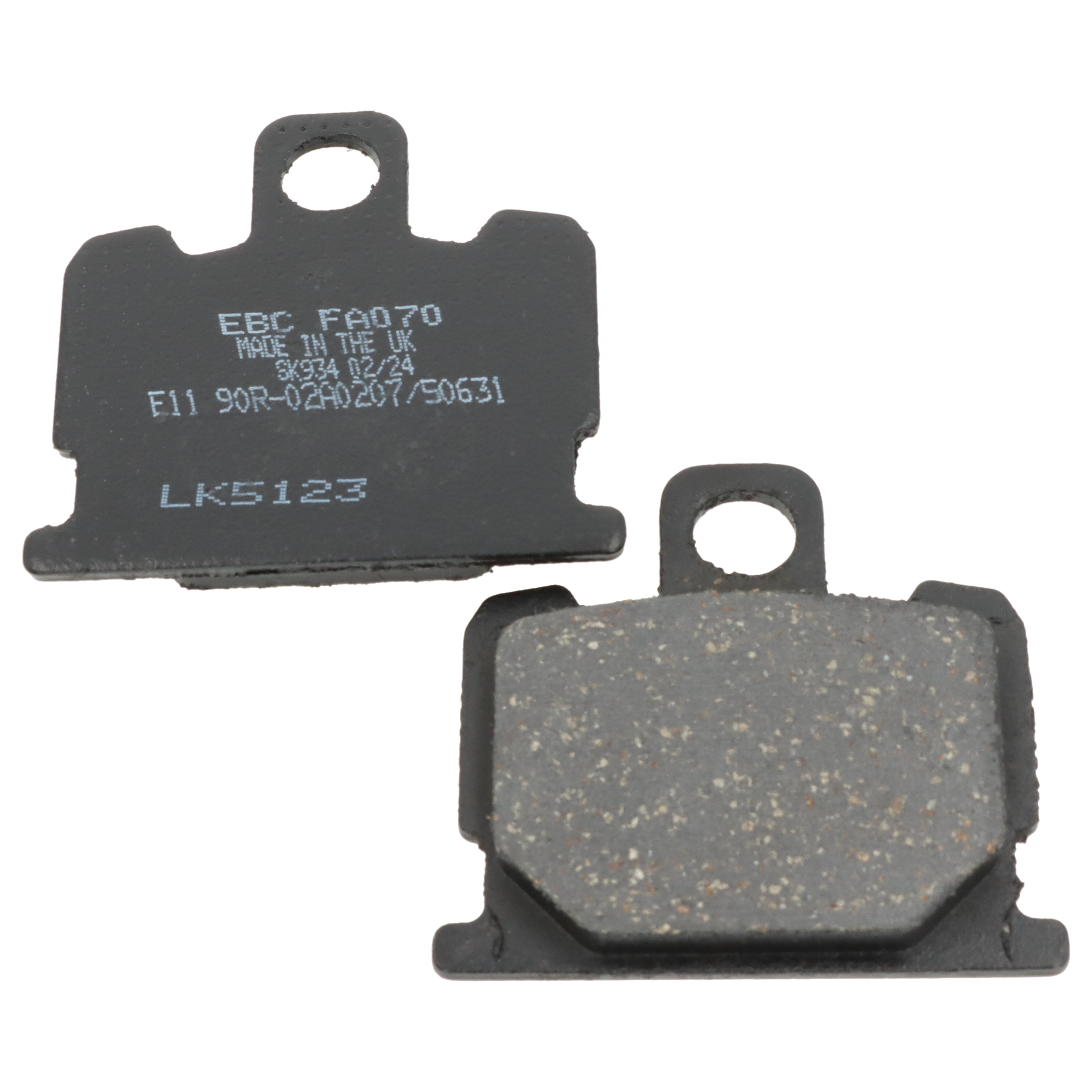 EBC Bremsbeläge FA070 für Yamaha RD RX XJ 50 80 250 350 550 MX SE LC 4V8