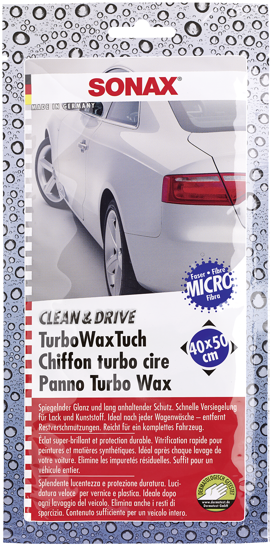 SONAX Clean&Drive TurboWaxTuch 40x50 414000
