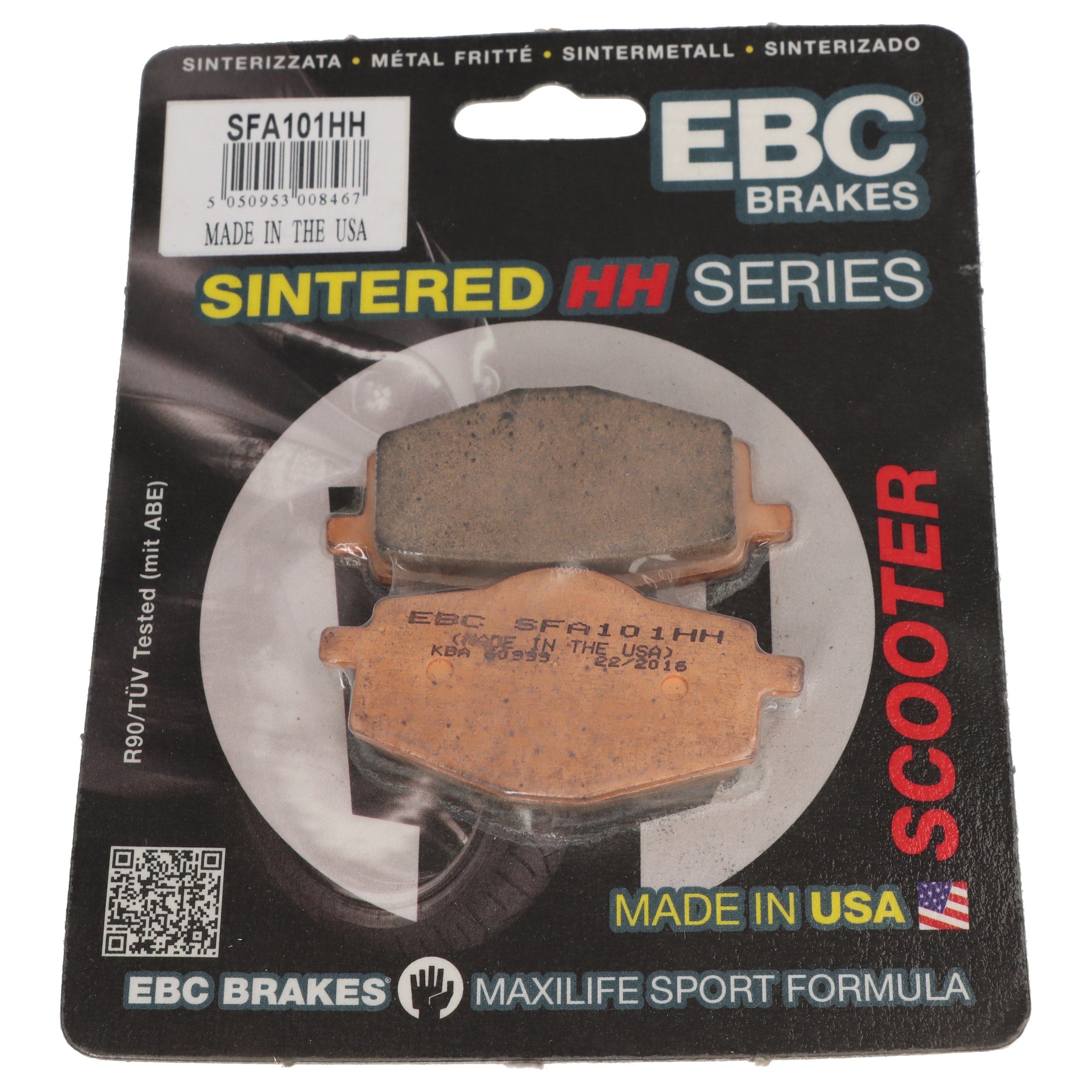 Bremsbeläge SFA101HH für Yamaha Italjet MBK Sachs XC Millennium Bee TR F R 125
