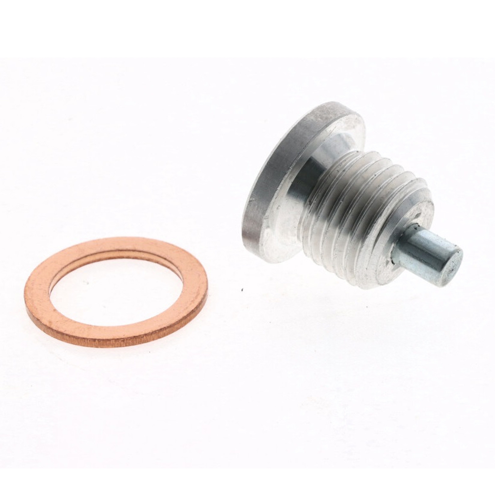 Magnetische Ölablassschraube M14x1.5 mm Aluminium Silber + Kupfer Dichtring