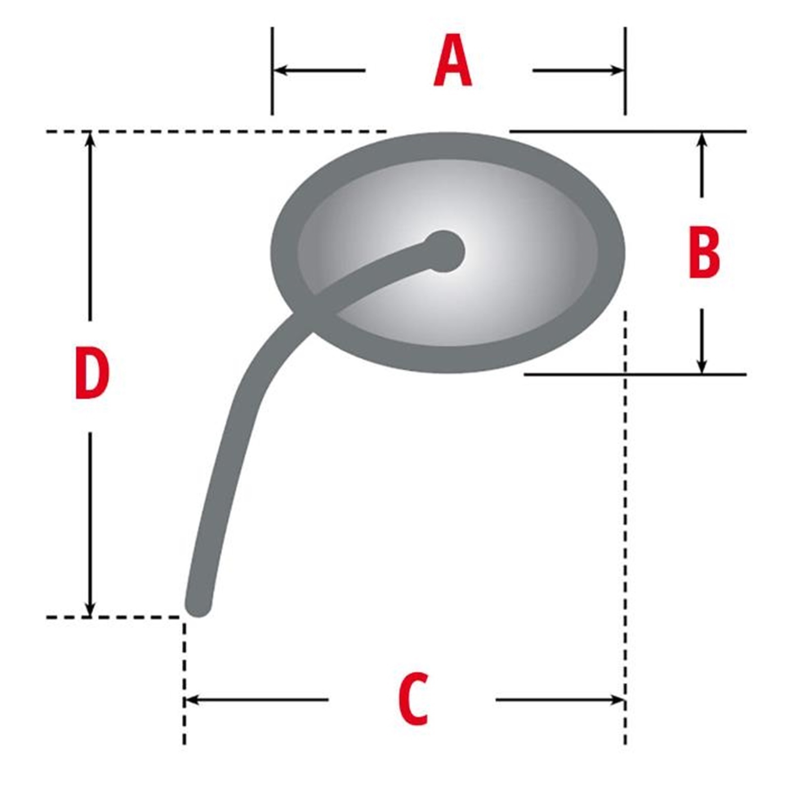 Verkleidungsspiegel für Yamaha FZ-6 600 S Fazer 2004-2006 rechts schwarz