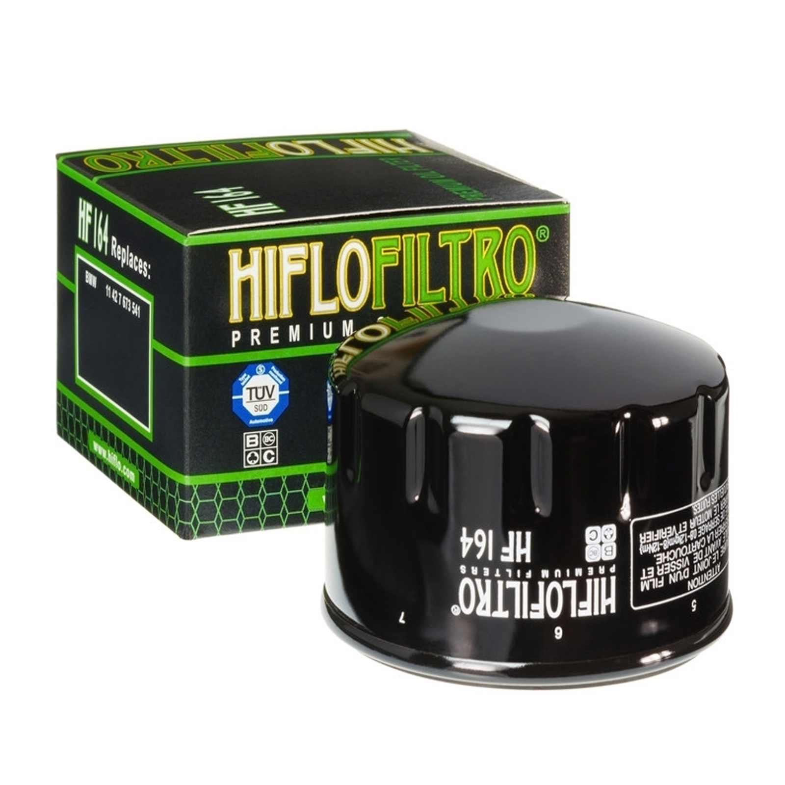 HIFLO Ölfilter HF164 für BMW C400 C650 F900 K1600 R1200 R1250 Kymco AK550