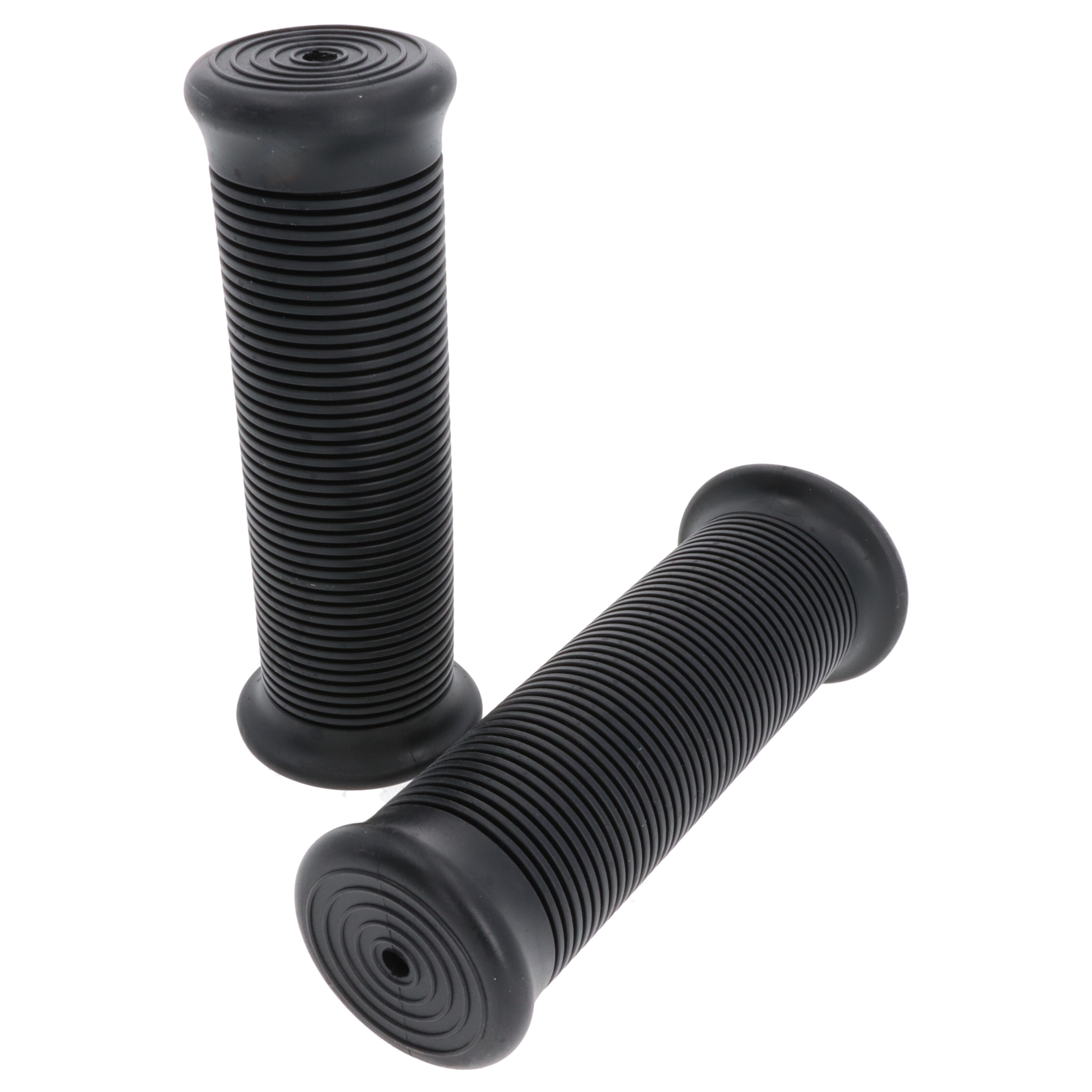 Griffgummi-Paar 22/25mm schwarz 7/8 Zoll Lenker 124mm Motorrad Roller Griffe