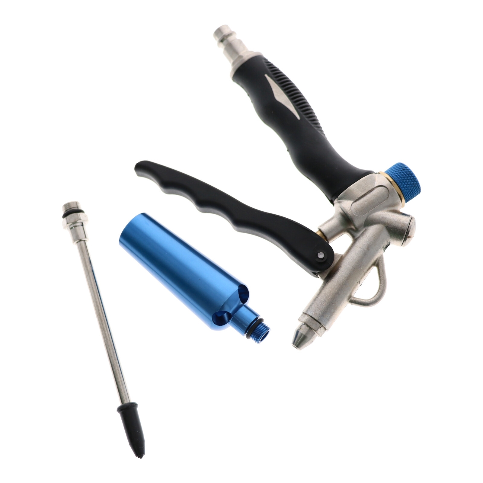 Druckluft Ausblaspistole 1/4" mit Venturidüse KFZ Luftpistole Druckluftpistole
