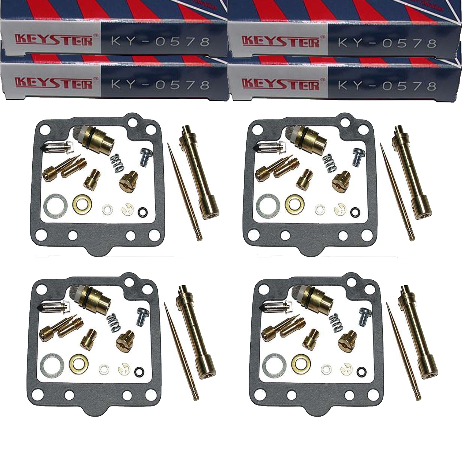 4x Keyster KY-0578 Vergaser Reparatursatz für Yamaha XS 1100 S 1981 - 1982 5K7