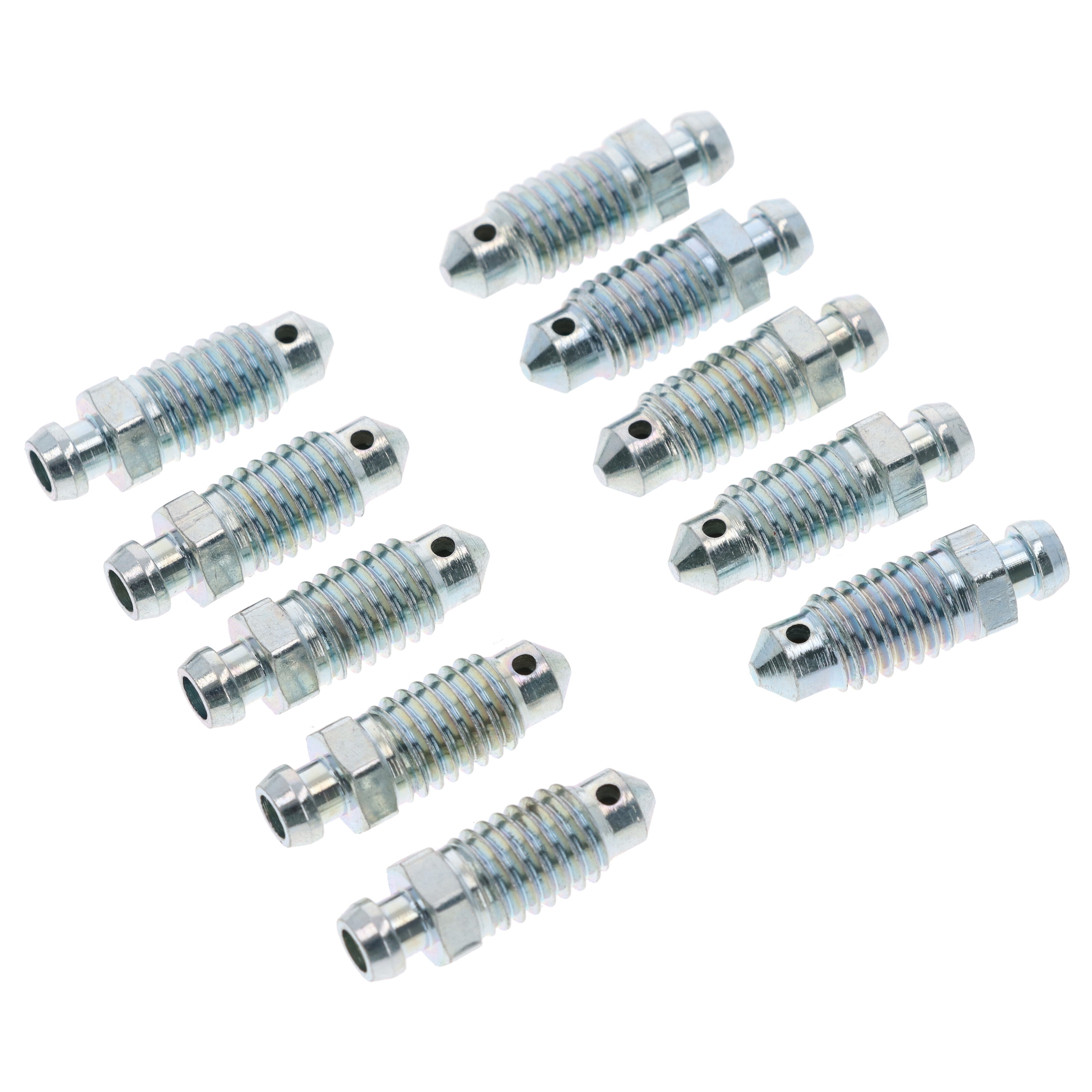 10x Quick Brake QB0100-10 Bremssattel Entlüfterschraube Entlüftungsventile M8x1.25x24.5 mm SW8
