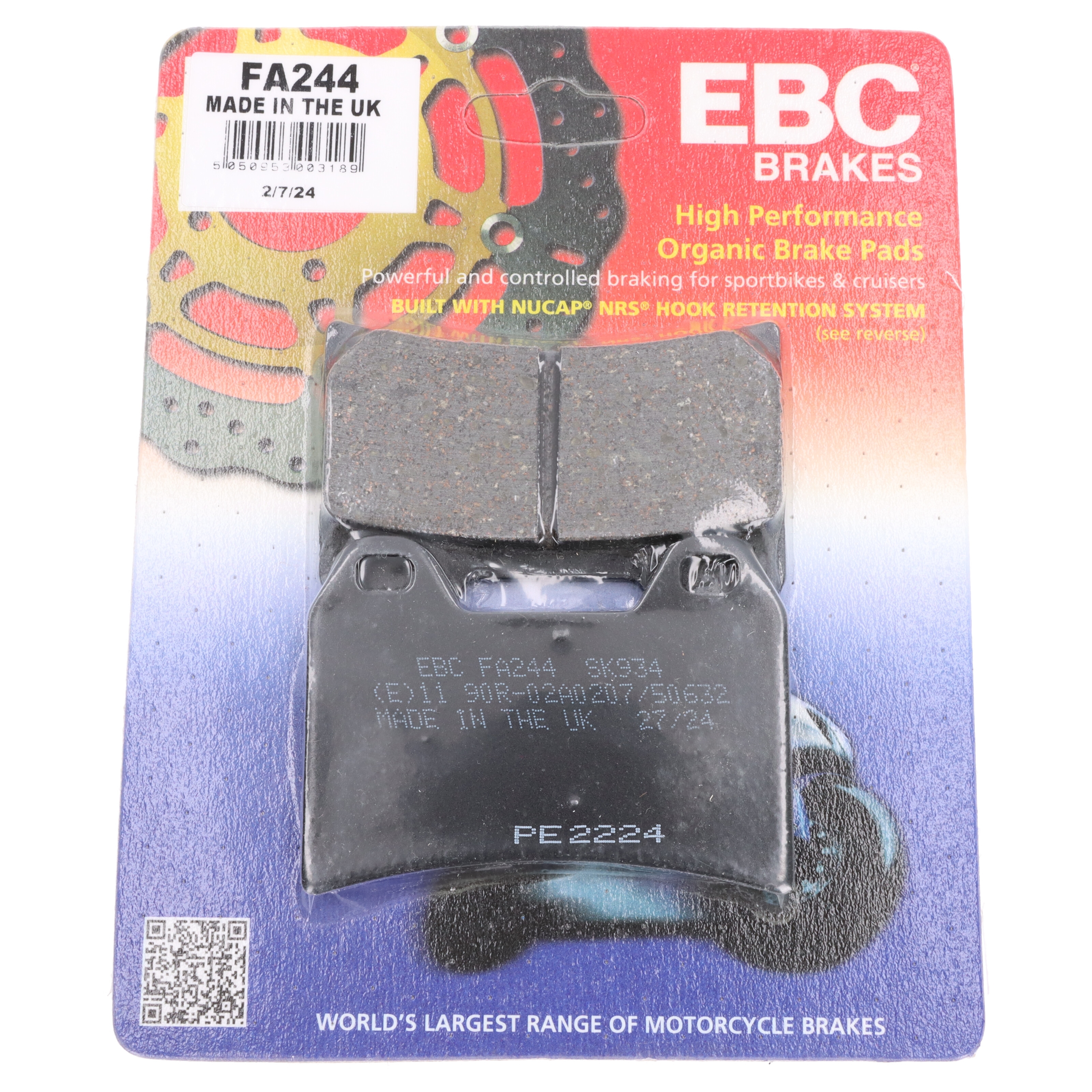 EBC FA244 Bremsbeläge vorne für BMW F800 R1200 Aprilia Dorsoduro Ducati KTM Duke