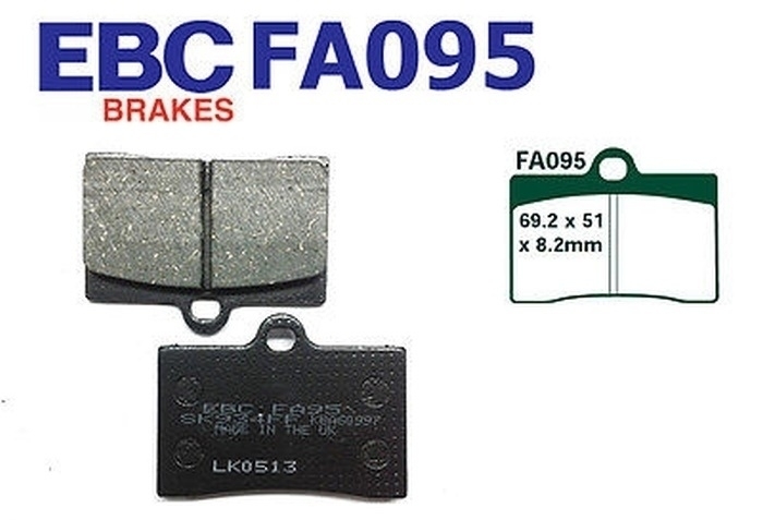 EBC Bremsbeläge FA095 für Aprilia Cagiva RS RS4 Mito N1 River Raptor