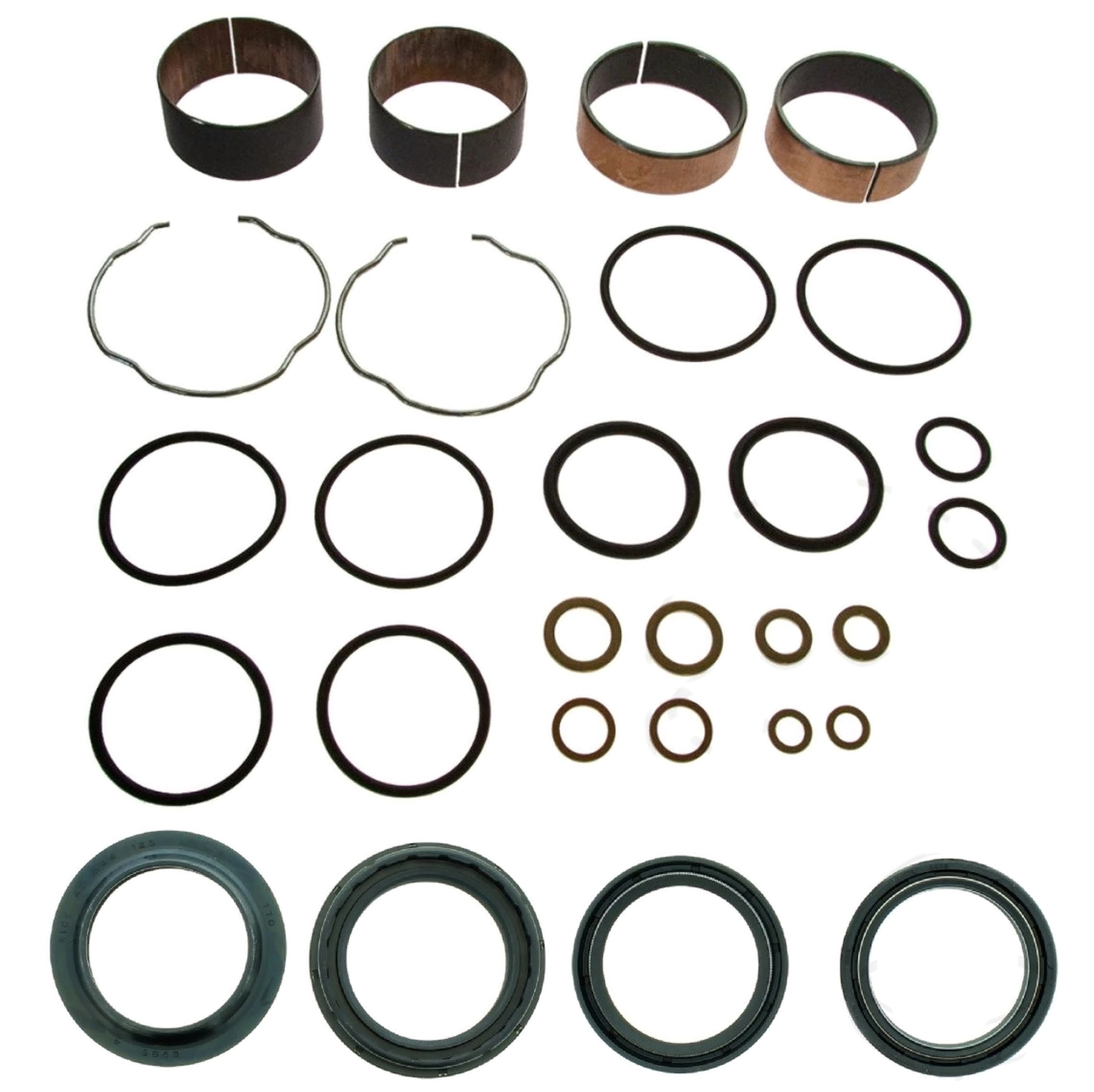 Gabelreparatursatz Simmerringe Staubkappen für Honda Kawasaki Suzuki Modelle