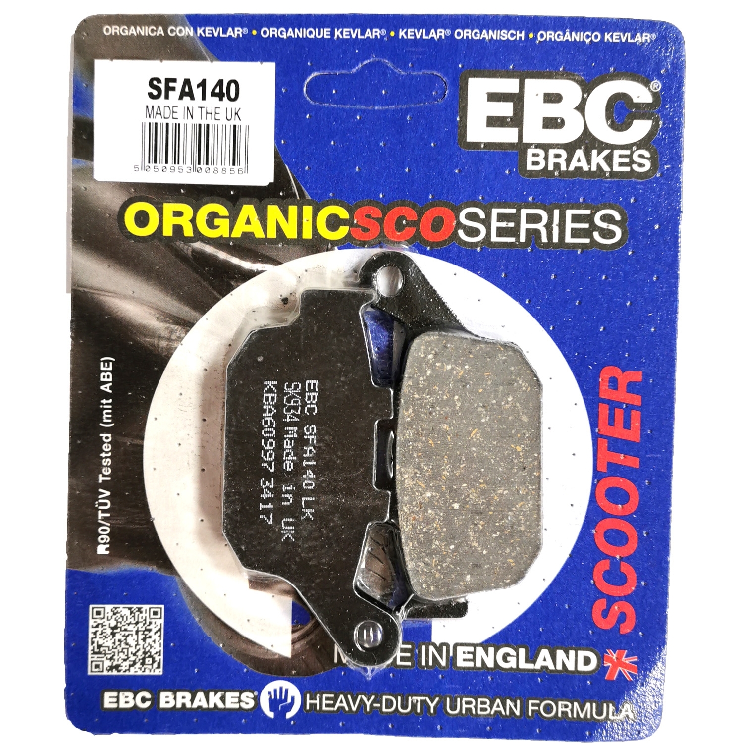 EBC SFA140 Scooter Bremsbeläge hinten für Honda FES 125 150 Pantheon FES 250 Foresight