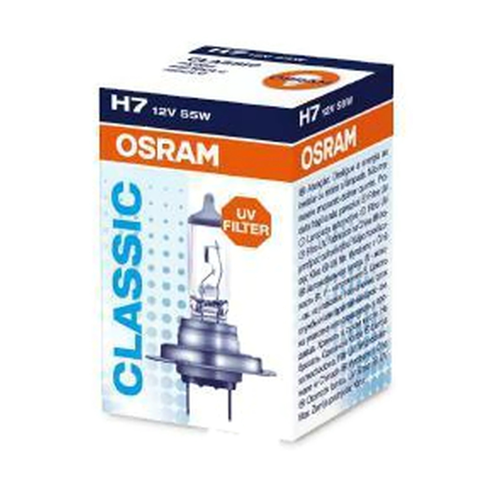 OSRAM 64210CLC H7 Halogenlampe 12V 55W für Scheinwerfer Classic