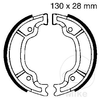 EBC Bremsbacken mit Federn für MBK XC YP YW Booster YQ Nitro YN Ovetto XN Doodo
