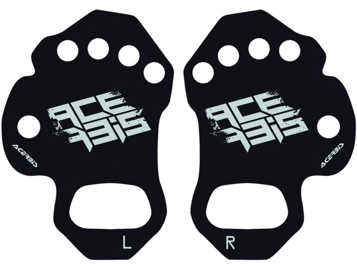 ACERBIS PALM PROTECTOR Handschutz Vibrationsdämpfer SCHWARZ L/XL