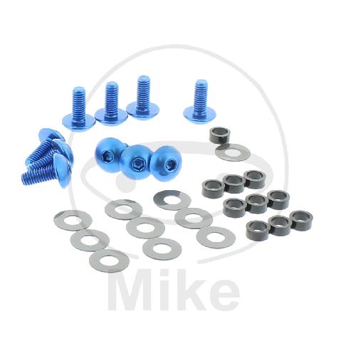 Pro Bolt Linsenschrauben-Satz M5 x 0.8mm 12mm blau