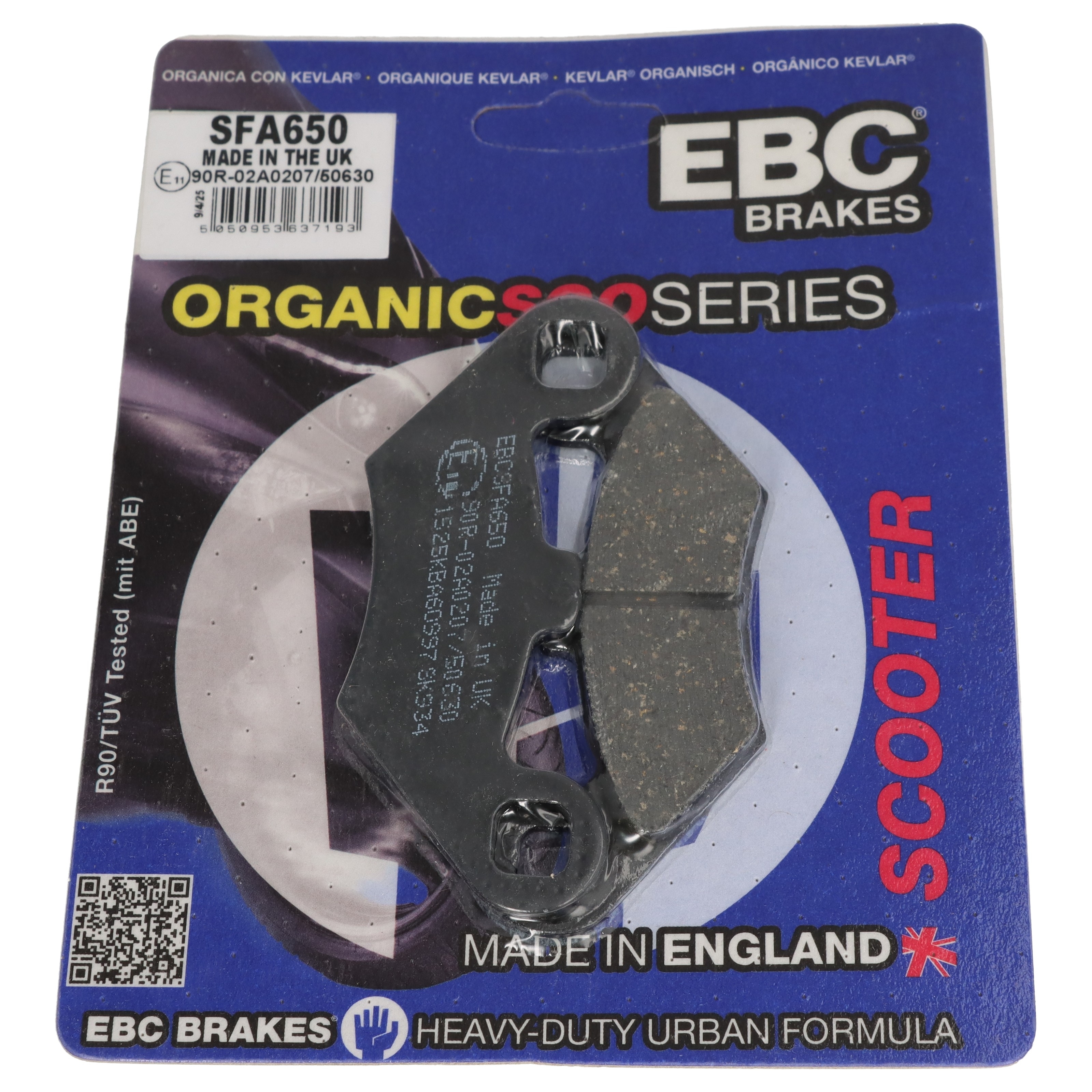 EBC Scooter Standard Blackstuff Bremsbelag SFA650