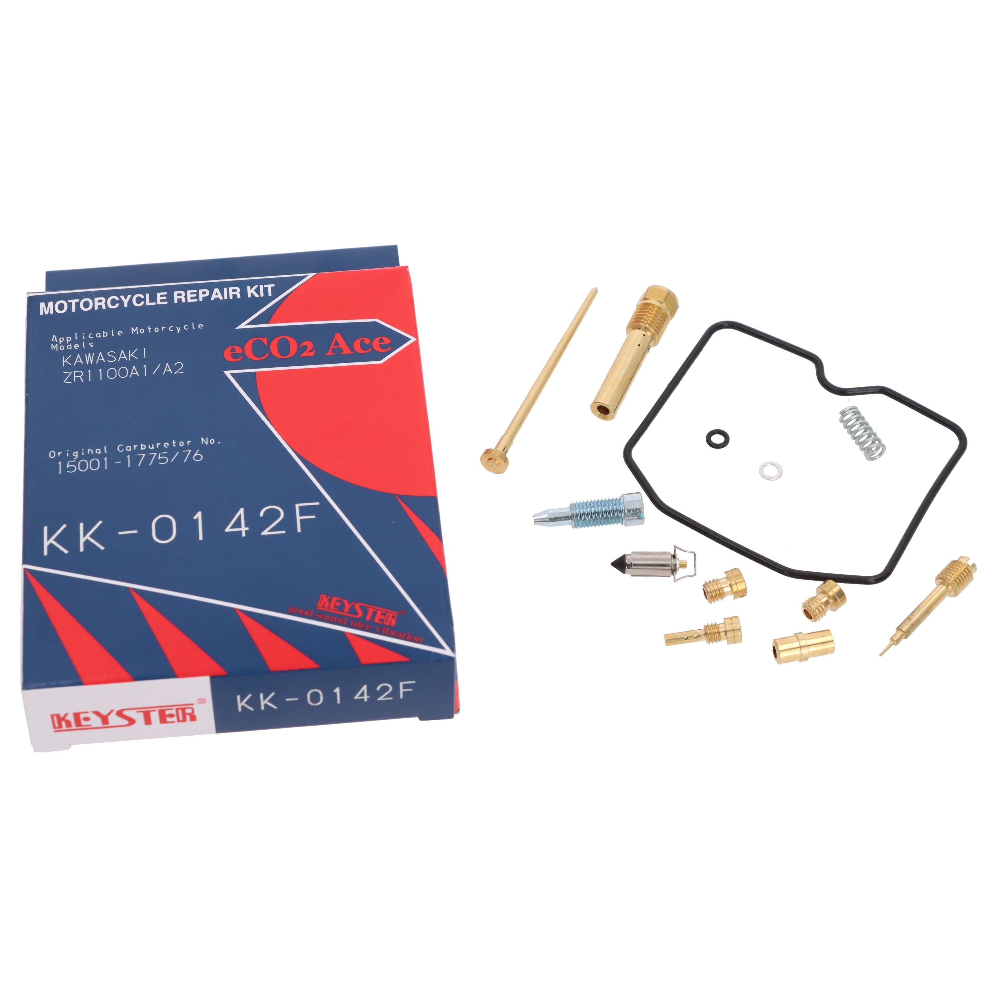 4x Keyster KK-0142 Vergaser Reparatursatz für Kawasaki ZR 1100 A Zephyr Gussrad 1992-1993