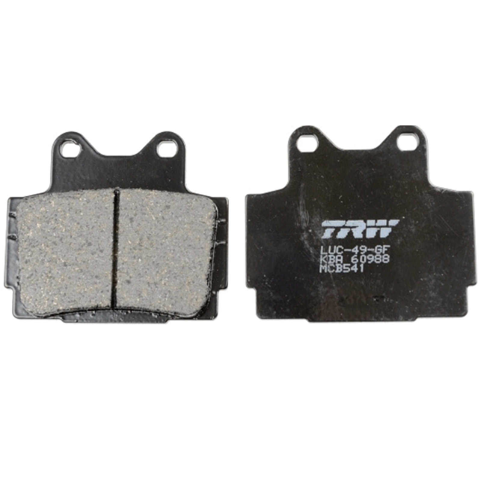 TRW MCB541 Bremsbeläge hinten für Yamaha XJ 600 Diversion XJR FZR FZS RD SRX TDR TZR