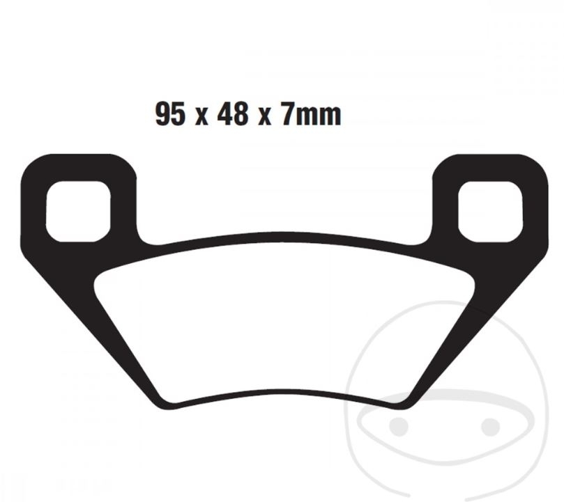 EBC Bremsen Set vorne 2x MD6173D + 2x FA395TT ATV Quad für Arctic Cat Kymco