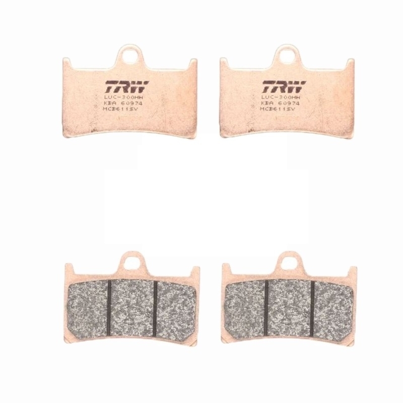 2x TRW Sinter Bremsbeläge MCB611SV Yamaha FZ1 RN16 Fazer FZS1000 RN06 RN14 mit ABE
