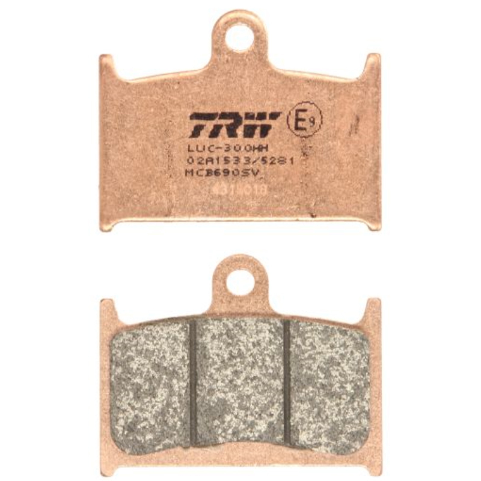 TRW MCB690SV Sintermetall Bremsbeläge vorne für Suzuki GSF1200 Bandit S SA RF900 R Yamaha FZR750