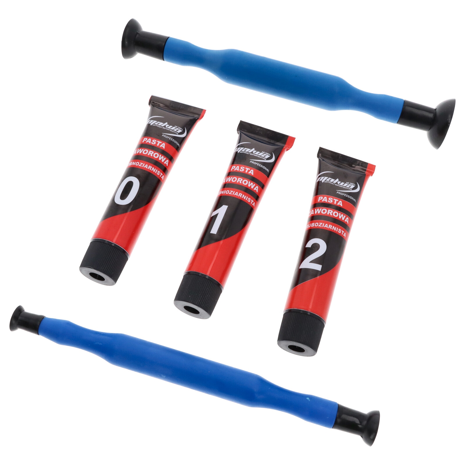 Ventilschleifpaste Einschleifpaste Ventilsitz-Schleifpasten Set Fein/Mittel/Grob je 60 ml Tube + Läpper