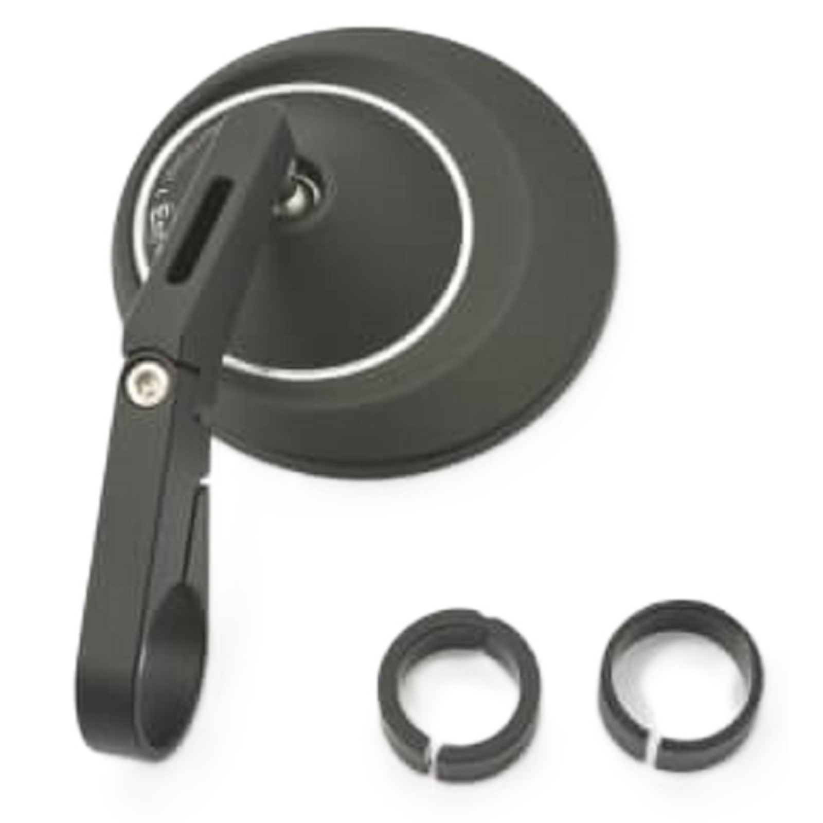 Lenkerendenspiegel Universal Aluminium schwarz für 1 Zoll und 7/8 Zoll Lenker