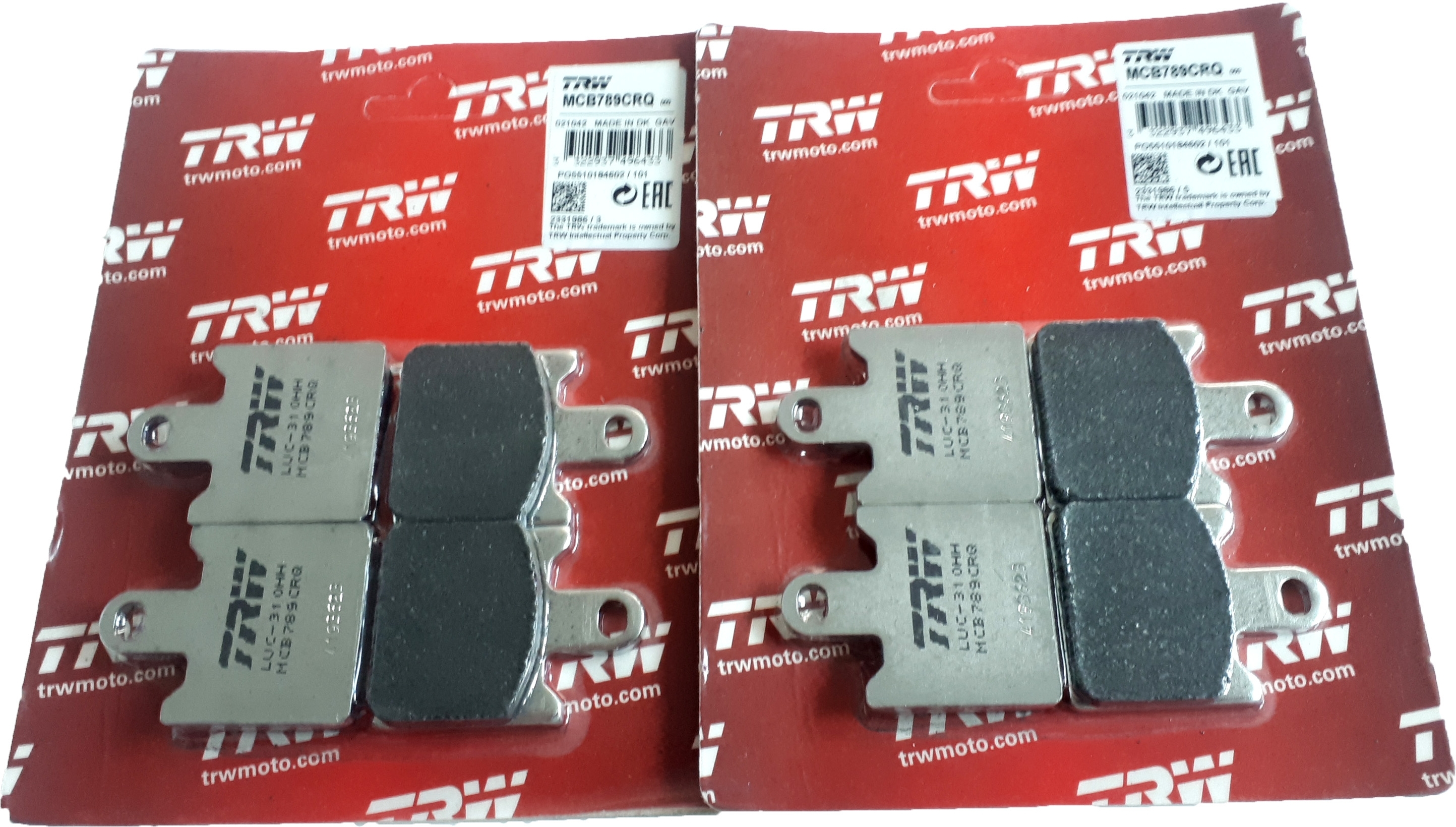 TRW MCB789CRQ Racing Carbon Bremsbelagsatz vorne Kawasaki ZX6R Ninja ZZR1400F ABS
