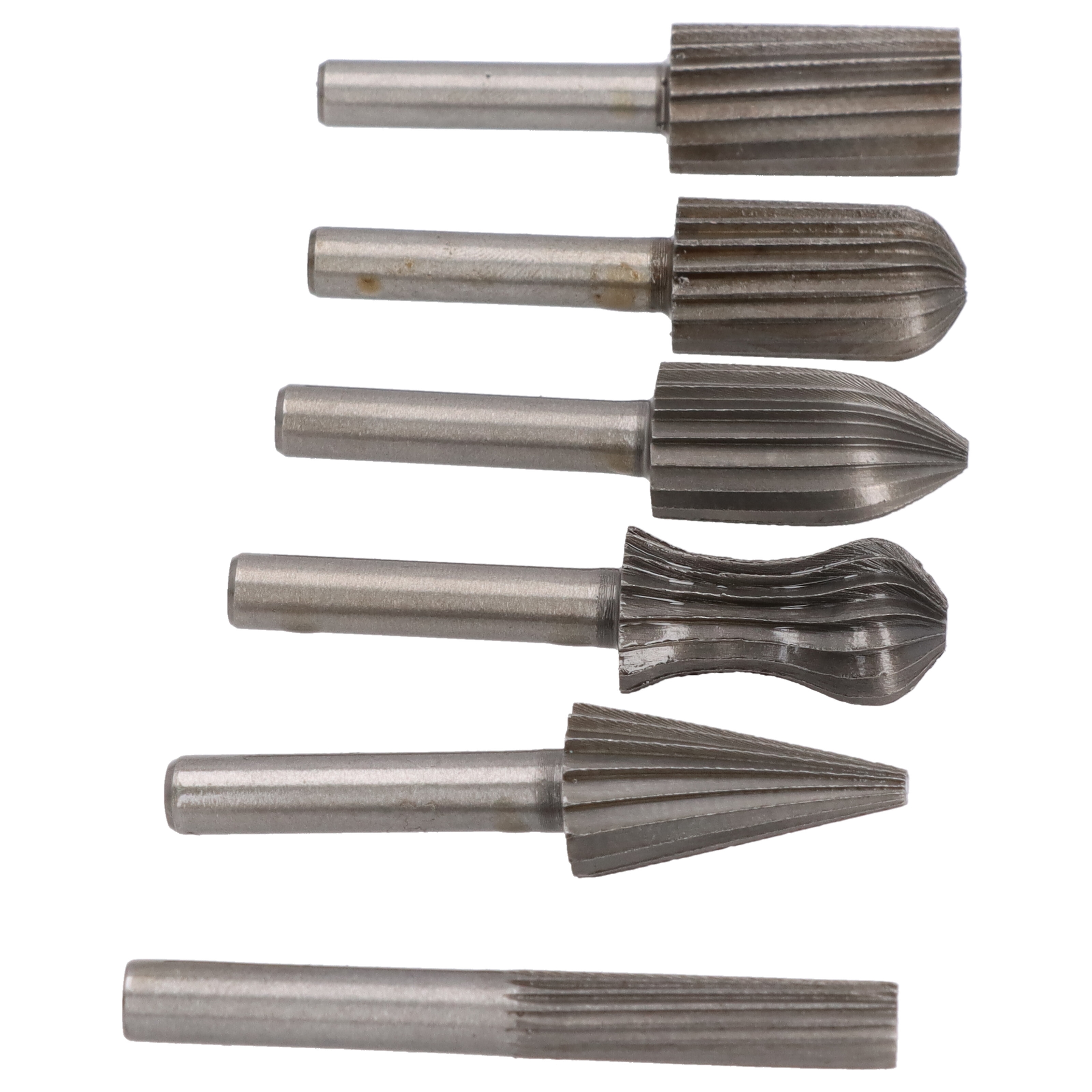 6tlg Set Frässtift Hartmetallfräser Wolframcarabid Fräser HM Schaftfräser 6mm