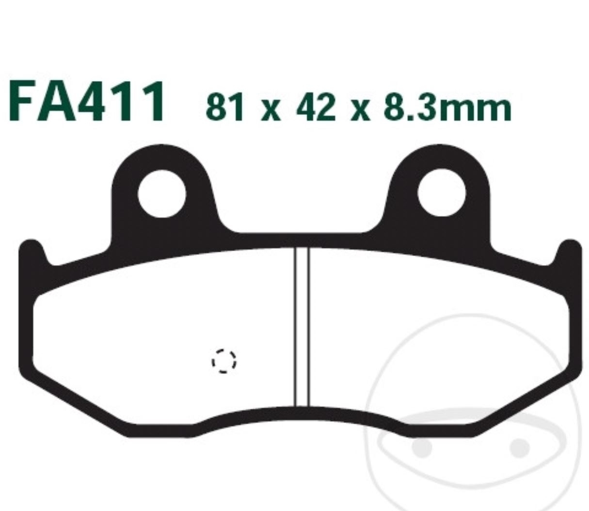EBC Bremsbeläge SFAC411 für Suzuki AN 400 Burgman AU1111 BW 1111 S BW 1121 250