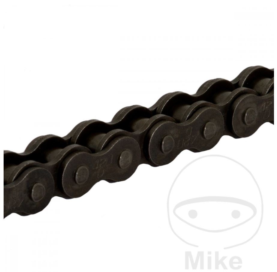 DID NZ3 Motorrad Standard-Kette offen mit Clipschloss 420 Teilung 130 Glieder