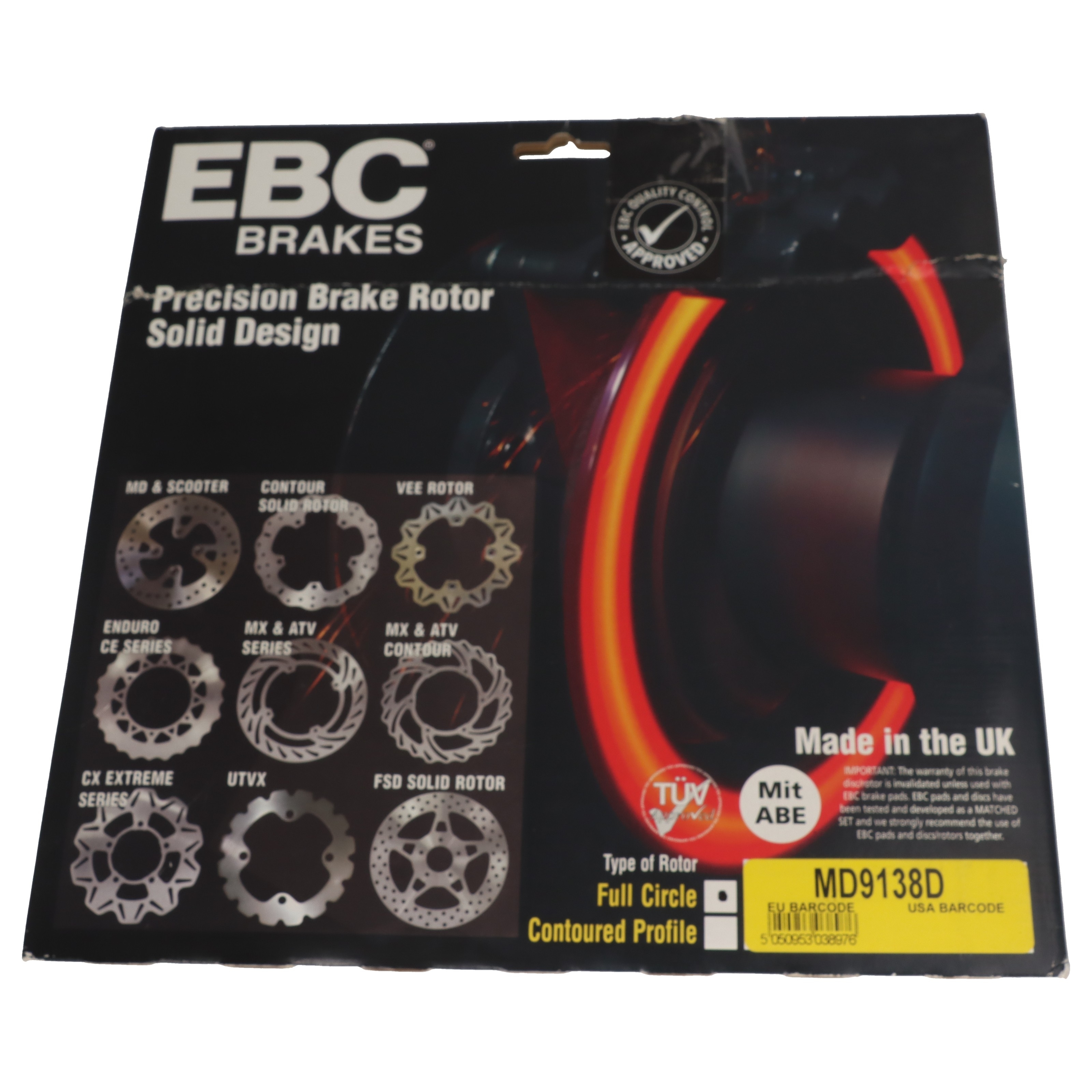 EBC Bremsscheibe MD9138D SYM DD 50 25 FT05V4-6 FT05V3-6