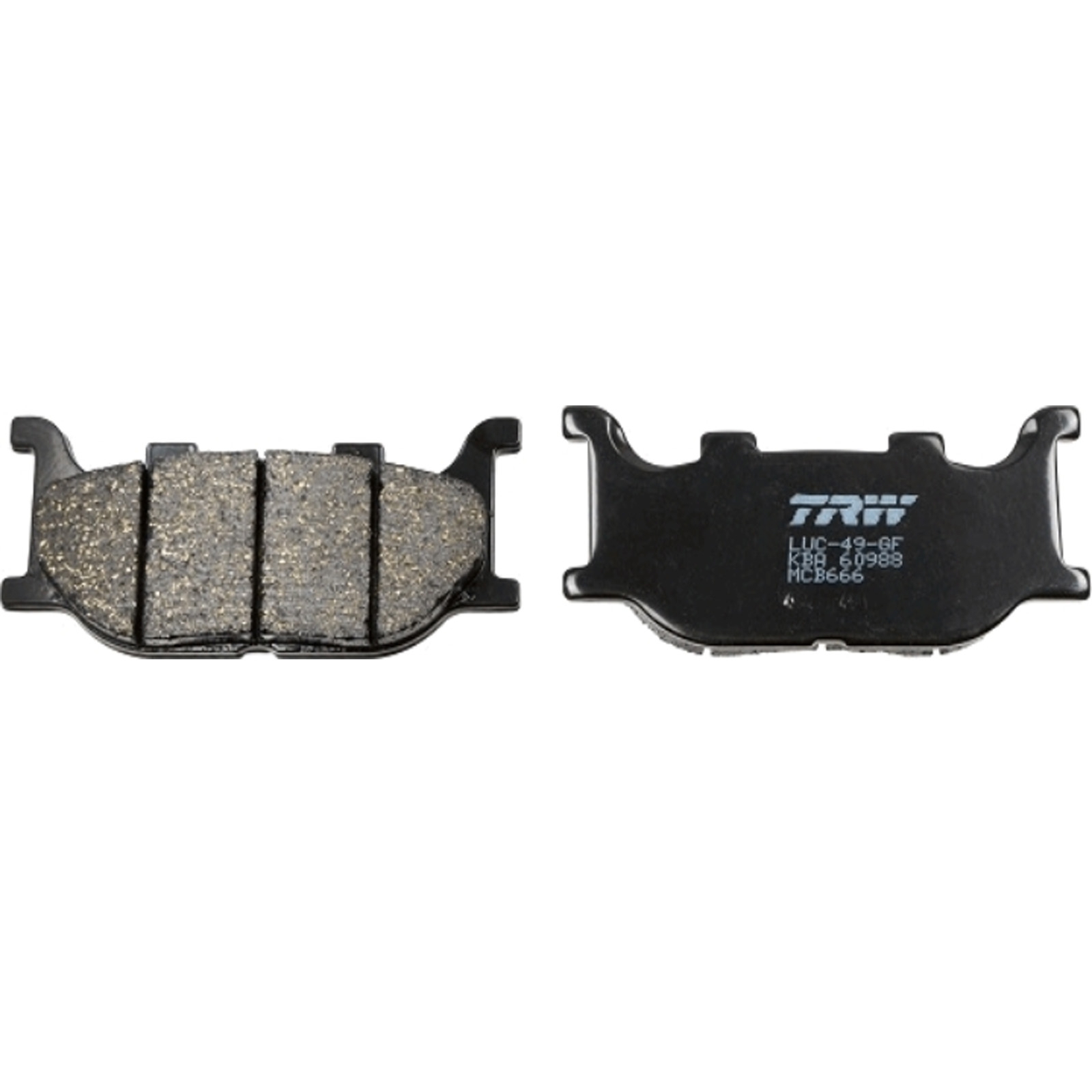 TRW MCB666 Bremsbeläge für Yamaha FZ6 Fazer XJ6 Diversion XVS XV YP TDR TZR 125 250