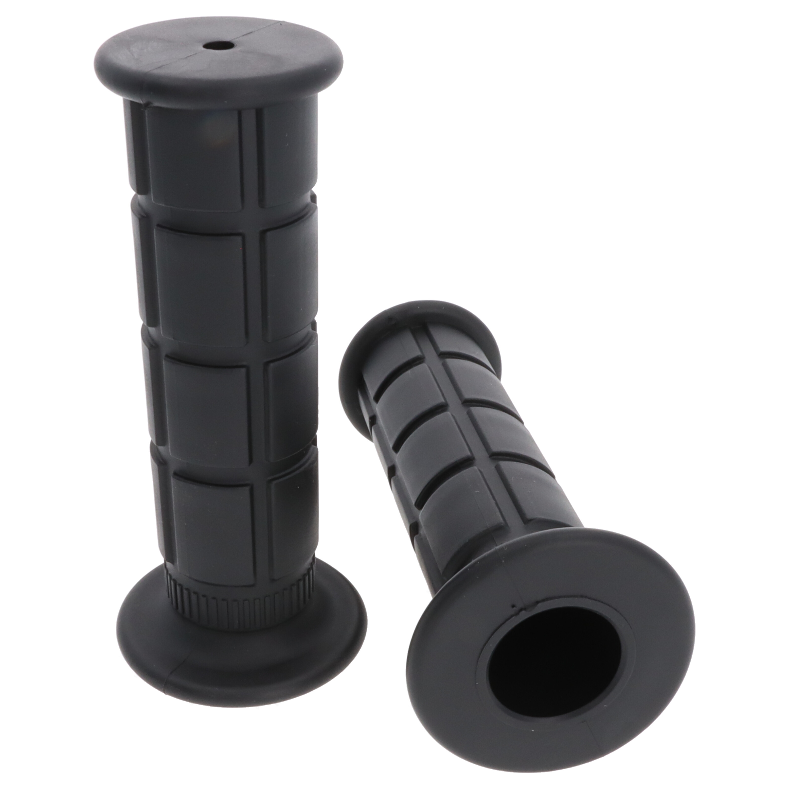 Motorrad Griffgummi-Paar schwarz für 7/8"-22 mm Lenker, Länge:124 mm