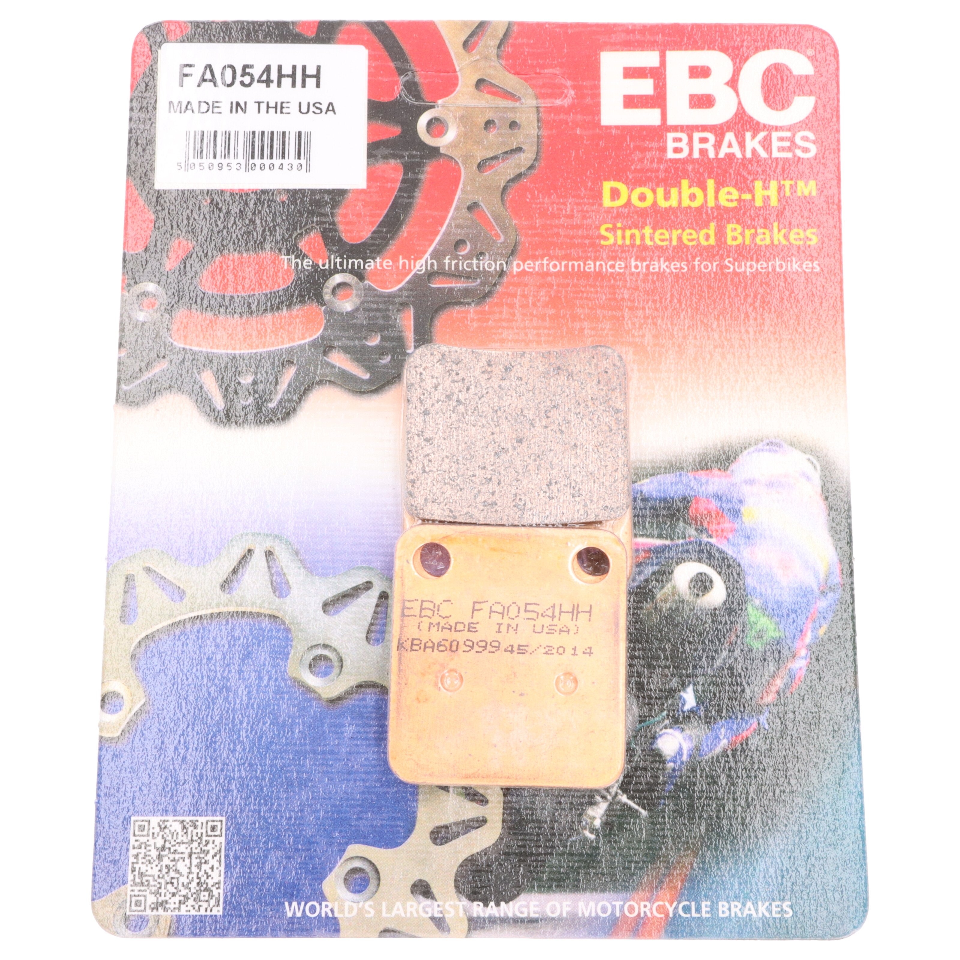 EBC Bremsbeläge FA054HH für Honda CG MB Kawasaki KLX KVF Yamaha YFZ350 YFM450