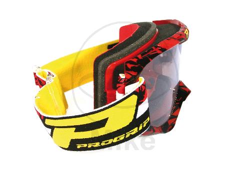 Progrip Brille Topline rot/schwarz