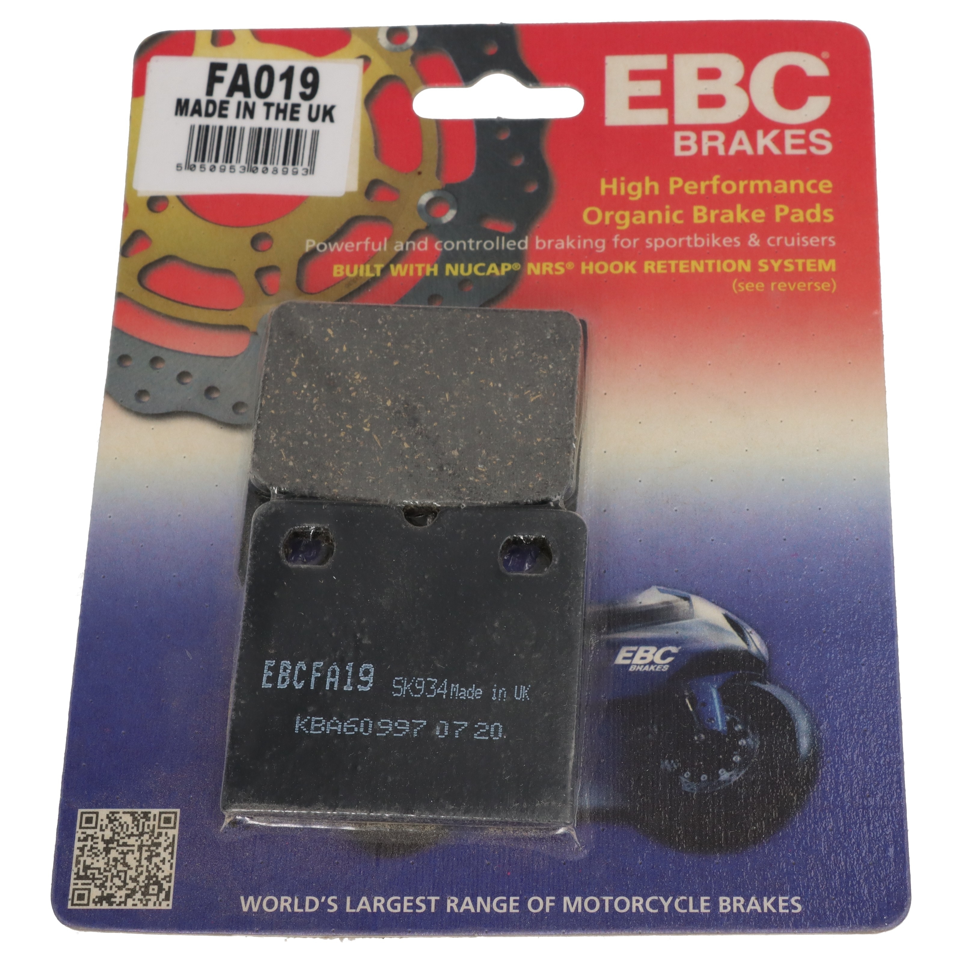 EBC Bremsbeläge FA019 für Ducati Supersport 900 SS 900SS 1975-1976